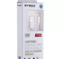 Syrox Kablo Lightning 5S/6G/7G 1.0A SYX-C02