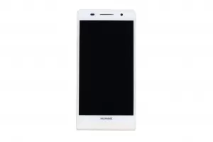 Huawei P6 Lcd Ekran Dokunmatik Beyaz Çıtalı