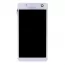 شاشة مع الإطار أبيض سوني اكسبيريا Sony Xperia C4 Ultra