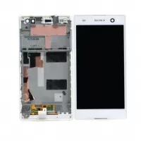 شاشة مع الإطار أبيض سوني اكسبيريا Sony Xperia C3 Ultra