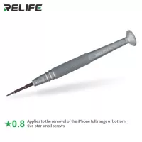 مفك براغي ريلايف ذات قبضة مريحة, متطور و خفيف الوزن شكل (0.8) لأجهزة الأيفون ...RELIFE RL-722