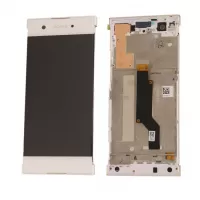 شاشة مع الإطار أبيض سوني اكسبيريا Sony Xperia Xa1