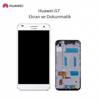 شاشة مع الإطار أبيض هواوي Huawei G7
