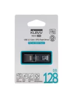فلاش KLEVV OTG 128GB جودة ممتازة مع سرعة عالية تصل إلى 180 ميغابايت بالثانية مخرج تايب سي و يو اس بي USB 3.2