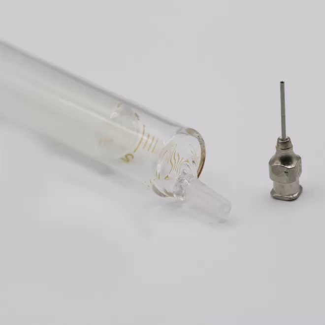 أنبوب زجاج مع الإبرة لأغراض صيانة متعددة