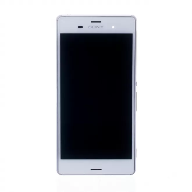 شاشة مع الإطار أبيض سوني اكسبيريا Sony Xperia Z3