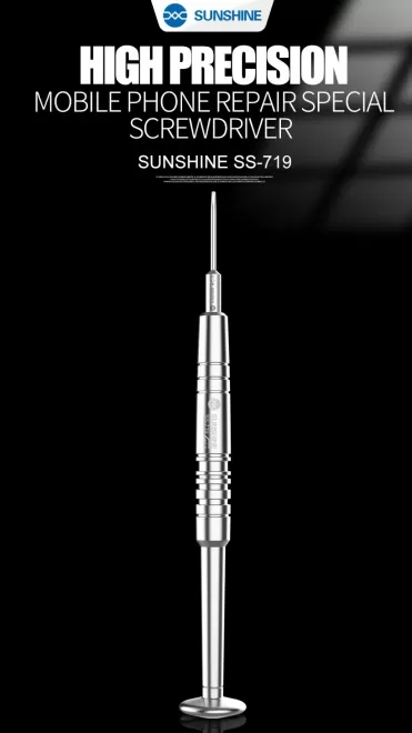 مفك براغي صان شاينه ذات جودة عالية و مصنوع من معدن متين  شكل (0.8) لأجهزة الأيفون .. SUNSHINE SS-719